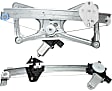 2007 Honda Civic - Sedan Front And Rear, Driver Side Power Window Regulator, With Motor, 4-Door