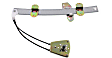 Sedan Front, Driver and Passenger Side Manual Window Regulator, Without Motor