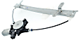 Front, Driver and Passenger Side Power Window Regulator, With Motor