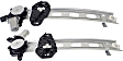 Coupe Front, Driver and Passenger Side Power Window Regulator, With Motor