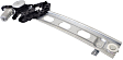 Coupe Front, Driver and Passenger Side Power Window Regulator, With Motor