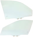 Front, Driver and Passenger Side Door Glasses, Clear, Sedan, USA Built Vehicle, Replaces NAGS No. FD21806 GTYN, FD21807 GTYN