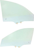 Front, Driver and Passenger Side Door Glasses, Green Tint, Replaces NAGS No. FD23271 GTYN, FD23272 GTYN