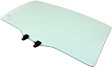 Front, Driver and Passenger Side Door Glasses, Green Tint, Japan/Mexico Built Vehicle, Replaces NAGS No. FD26262 GTYN, FD26263 GTYN