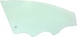 Front, Driver and Passenger Side Door Glasses, Green Tint, Replaces NAGS No. FD24681 GTNN, FD24682 GTNN