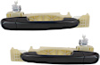 2006-2011 Hyundai Accent - Rear, Driver and Passenger Side Primed Exterior Door Handle, Without Key Hole