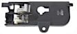 Front and Rear, Driver and Passenger Side Interior Door Handles, Silver, with Door Lock Button, Sedan