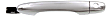2012 Honda Civic - Front and Rear, Driver and Passenger Side Chrome Exterior Door Handle