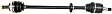 Front, Driver and Passenger Side Axle Assemblies, 1.7L Engine, Automatic Transmission
