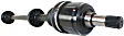 Front, Driver and Passenger Side Axle Assemblies, 1.7L Engine, Automatic Transmission