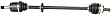 Front, Driver and Passenger Side Axle Assemblies, 1.7L Engine, Automatic Transmission
