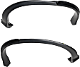 Rear, Driver and Passenger Side, Rear Section Fender Trim, Textured Black, Mounts on Quarter Panel