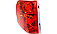 Driver and Passenger Side Halogen Tail Light, Without bulb(s), OE Replacement