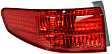 Driver and Passenger Side, Outer Halogen Tail Light, Without bulb(s), OE Replacement