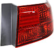 Driver and Passenger Side, Outer Halogen Tail Light, Without bulb(s), OE Replacement
