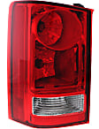Driver and Passenger Side Tail Lights, with Bulbs, Halogen, 4-Door, Sport Utility, CAPA Certified