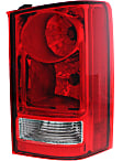 Driver and Passenger Side Tail Lights, with Bulbs, Halogen, 4-Door, Sport Utility, CAPA Certified