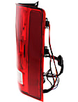 Driver and Passenger Side Tail Lights, with Bulbs, Halogen, 4-Door, Sport Utility, CAPA Certified