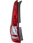 Driver and Passenger Side Tail Lights, Without bulb(s), Halogen