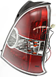 Driver and Passenger Side Tail Lights, with Bulbs, Halogen, Hatchback