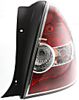 Driver and Passenger Side Tail Lights, with Bulbs, Halogen, Hatchback