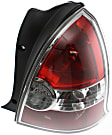 Driver and Passenger Side Tail Lights, with Bulbs, Halogen, Hatchback