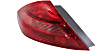 Driver and Passenger Side Halogen Tail Light, Without bulb(s), OE Replacement