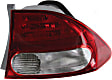 Driver and Passenger Side, Outer Halogen Tail Light, Without bulb(s), OE Replacement