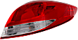 Driver and Passenger Side Tail Lights, with Bulbs, Halogen, For Models With Factory Halogen Tail Lights