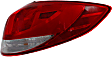 Driver and Passenger Side Tail Lights, with Bulbs, Halogen, For Models With Factory Halogen Tail Lights