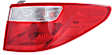 Driver and Passenger Side, Outer Halogen Tail Light, With bulb(s), OE Replacement
