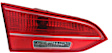 Driver and Passenger Side, Inner Tail Lights, with Bulbs, Halogen, Mounts on Liftgate