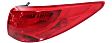 Driver and Passenger Side, Outer Halogen Tail Light, With bulb(s), OE Replacement