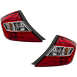 Driver and Passenger Side Halogen Tail Light, With bulb(s), OE Replacement