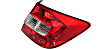 Driver and Passenger Side Halogen Tail Light, With bulb(s), OE Replacement