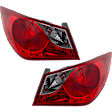 2014 Hyundai Sonata - Driver and Passenger Side, Outer Halogen Tail Light, With bulb(s), Mounts on Body, OE Replacement