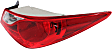 2014 Hyundai Sonata - Driver and Passenger Side, Outer Halogen Tail Light, With bulb(s), Mounts on Body, OE Replacement