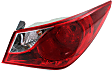 2014 Hyundai Sonata - Driver and Passenger Side, Outer Halogen Tail Light, With bulb(s), Mounts on Body, OE Replacement