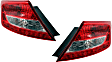 2013 Honda Civic - Driver and Passenger Side Halogen Tail Light, With bulb(s), 2-Door, OE Replacement, Coupe