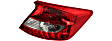 2013 Honda Civic - Driver and Passenger Side Halogen Tail Light, With bulb(s), 2-Door, OE Replacement, Coupe