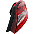 2013 Honda Civic - Driver and Passenger Side Halogen Tail Light, With bulb(s), 2-Door, OE Replacement, Coupe