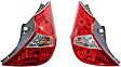Driver and Passenger Side Halogen Tail Light, With bulb(s), OE Replacement, CAPA Certified