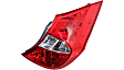 Driver and Passenger Side Halogen Tail Light, With bulb(s), OE Replacement, CAPA Certified