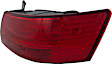 Passenger Side, Inner and Outer Halogen Tail Light, With bulb(s), OE Replacement