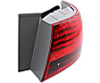 Driver and Passenger Side, Outer Halogen Tail Light, With bulb(s), OE Replacement