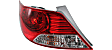 Driver and Passenger Side Halogen Tail Light, With bulb(s), OE Replacement