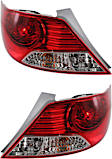 Driver and Passenger Side Halogen Tail Light, With bulb(s), OE Replacement, CAPA Certified