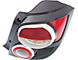 Driver and Passenger Side Halogen Tail Light, With bulb(s), OE Replacement,, CAPA Certified