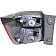 Passenger Side, Inner and Outer Halogen Tail Light, With bulb(s), OE Replacement