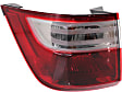Driver and Passenger Side, Inner and Outer Tail Lights, with Bulbs, Halogen, Mounts on Body, CAPA Certified